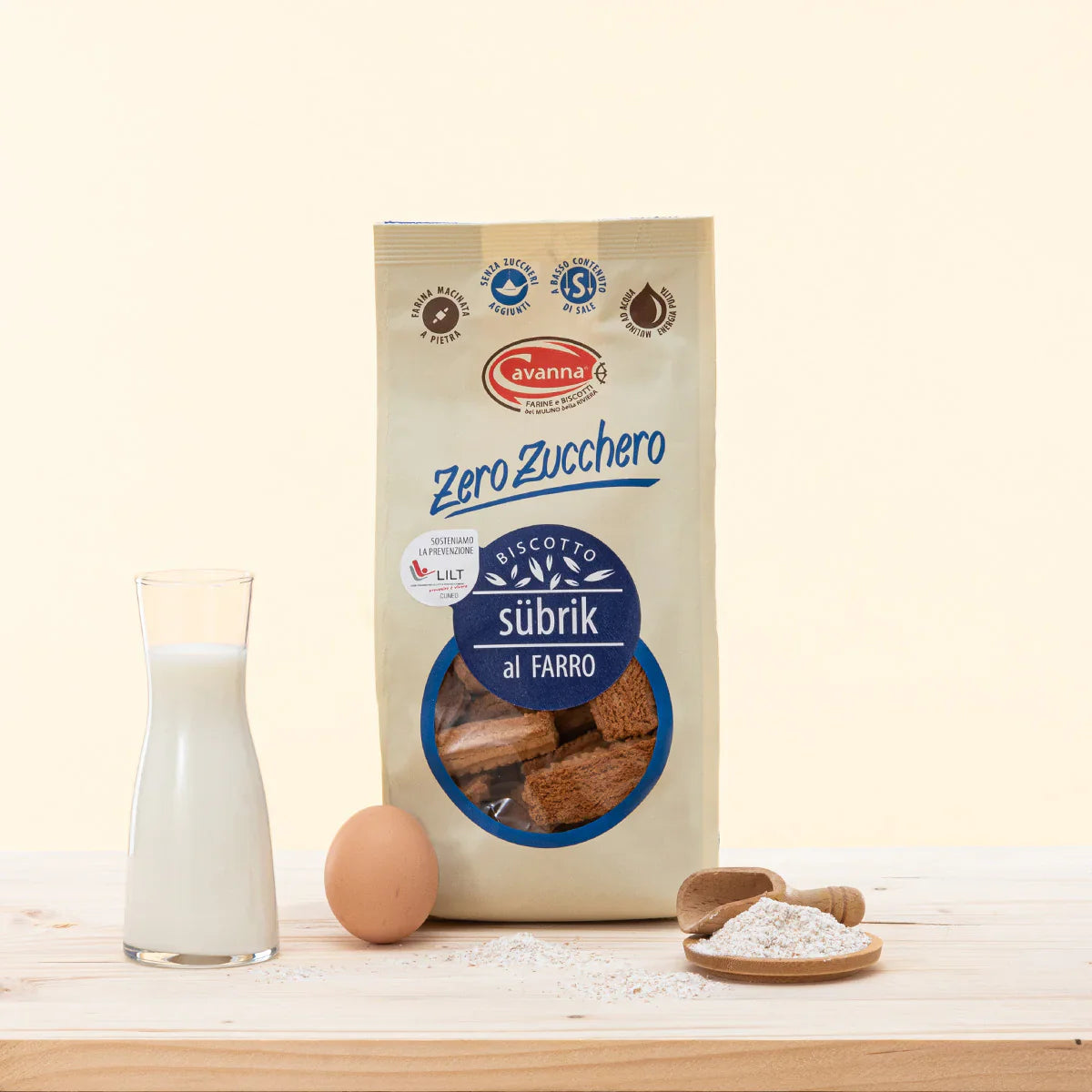 Subrik al Farro - Zero Zucchero - Cavanna