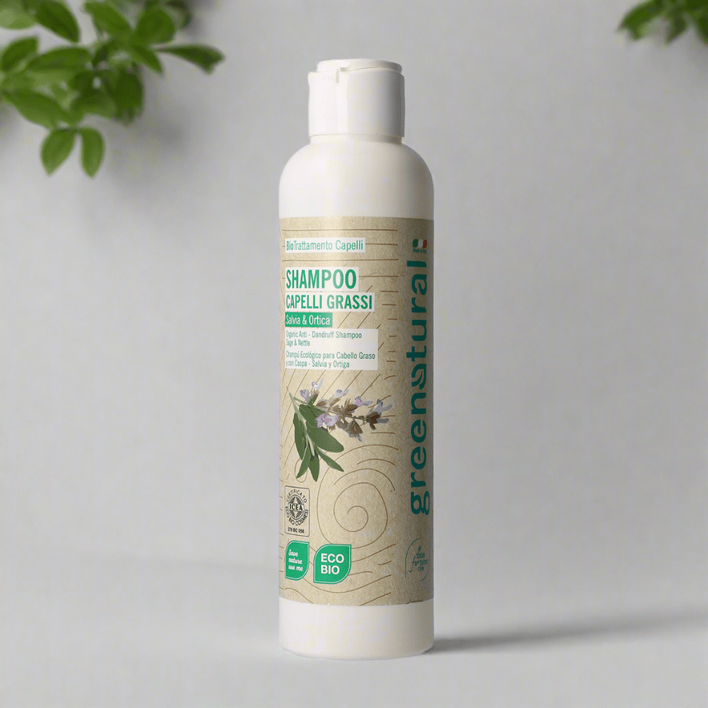 Shampoo Capelli Grassi e con Forfora Salvia &amp; Ortica - Greenatural