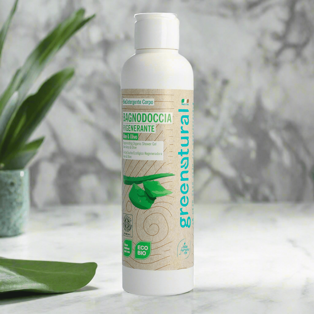 Bagnodoccia Rigenerante Aloe &amp; Olivo - Greenatural