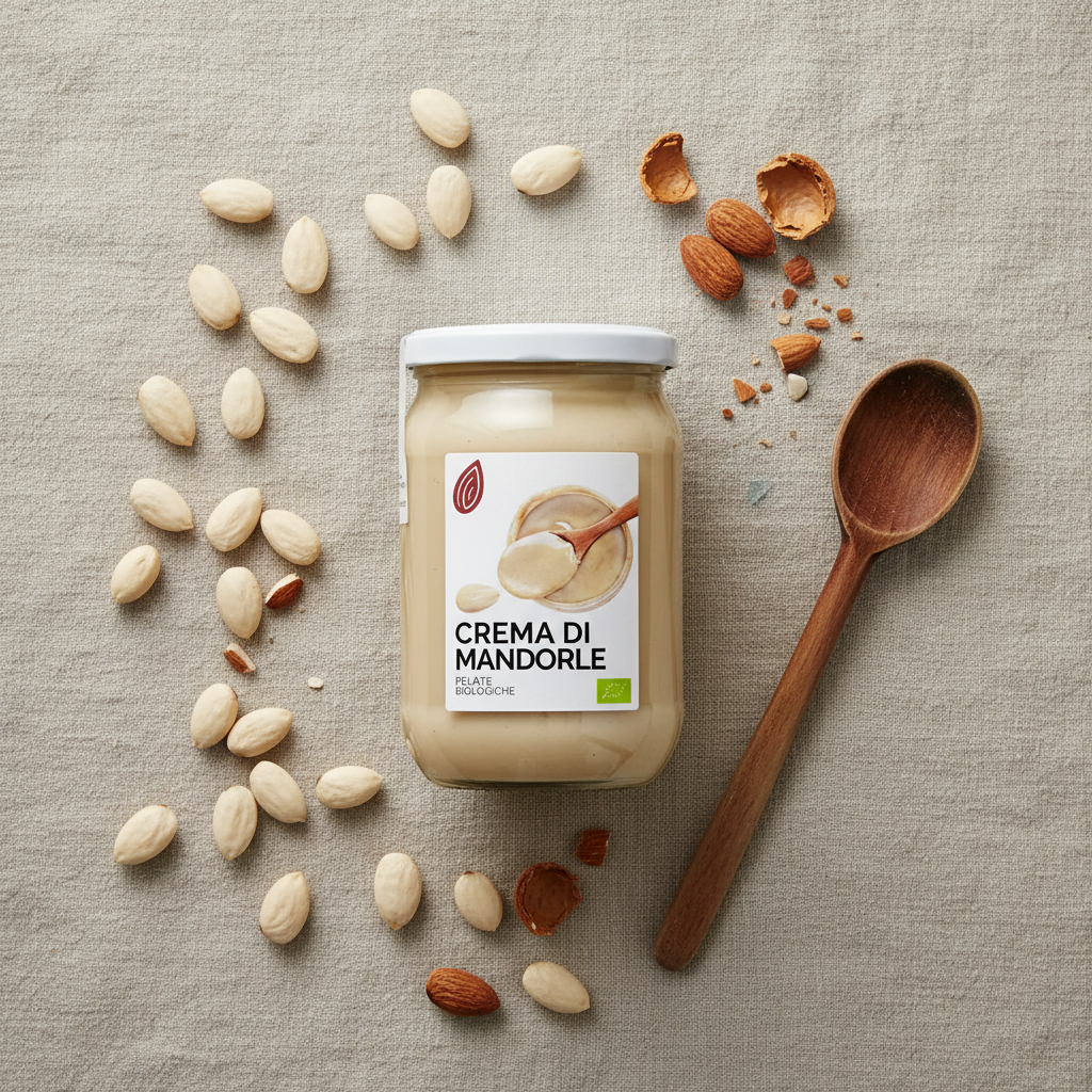 Crema di Mandorle Pelate Bio Italiane
