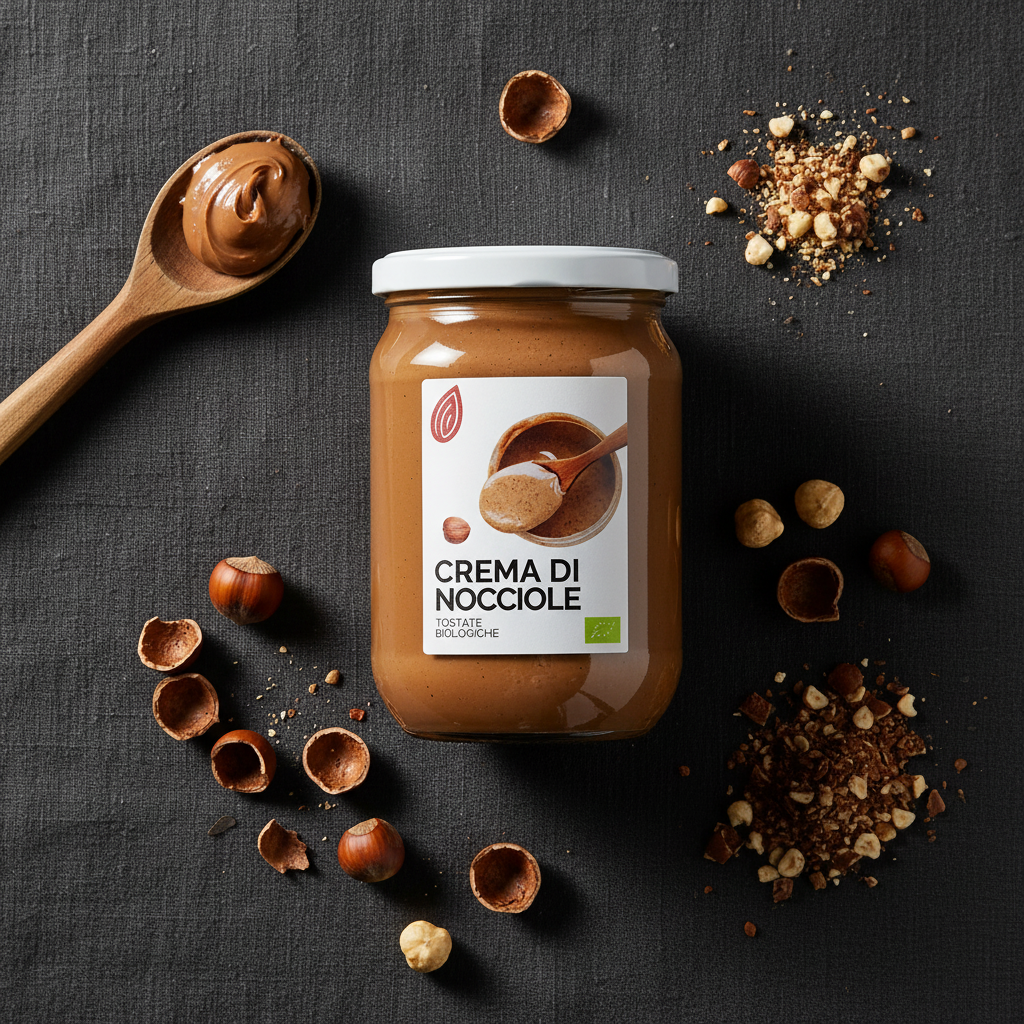 Crema di Nocciole Tostate Bio Italiane