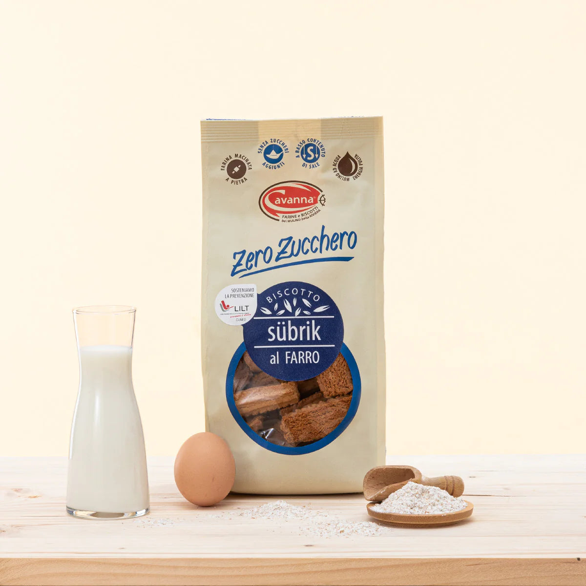 Subrik al Farro - Zero Zucchero - Cavanna