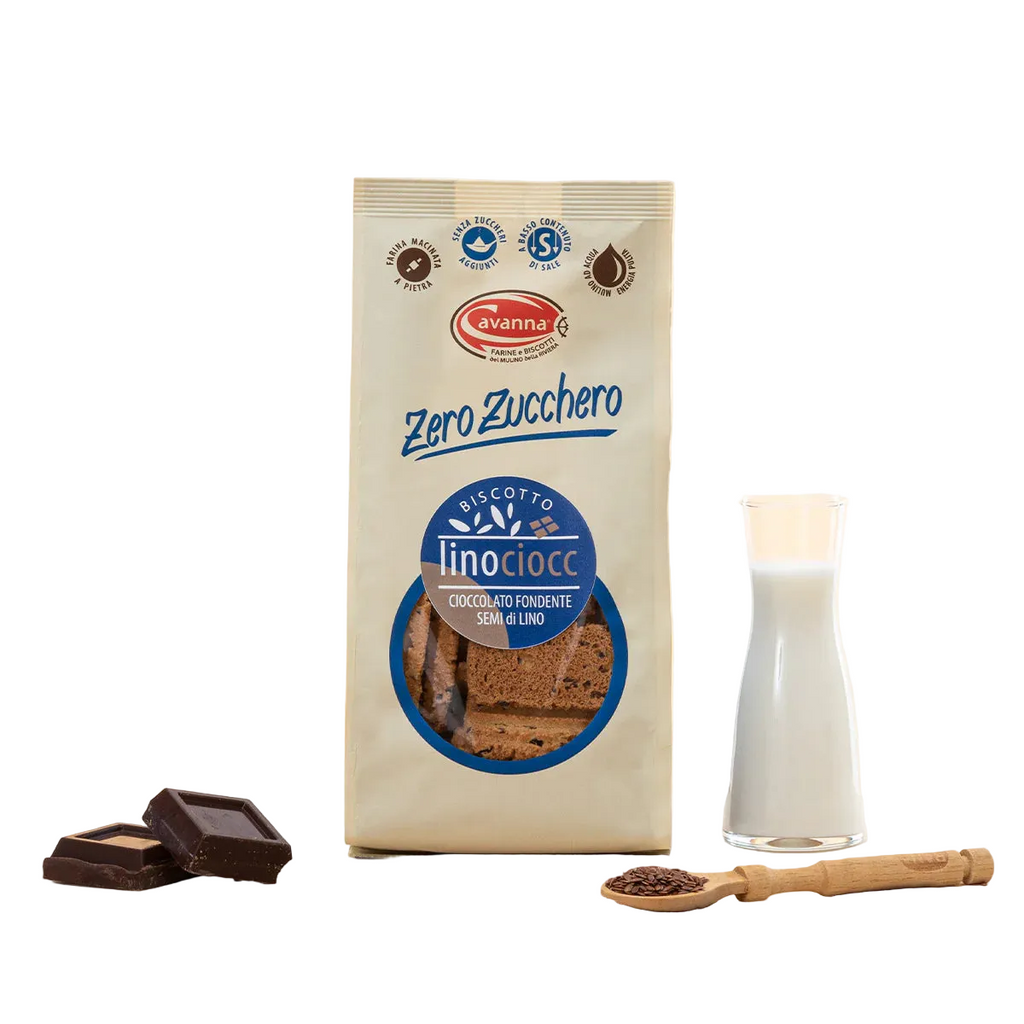 Linociocc with Flaxseed and Chocolate - Zero Sugar - Cavanna