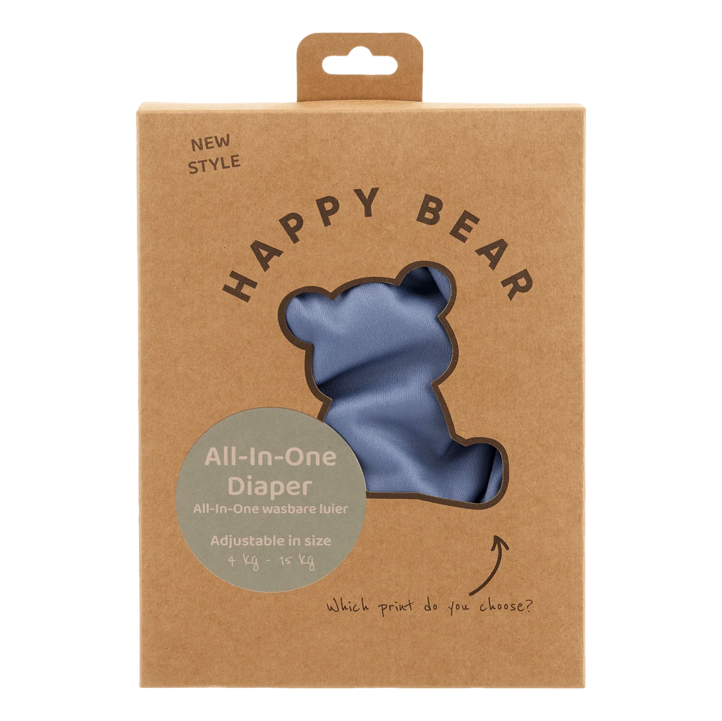 Pannolino All-In-One | Denim - Happy Bear
