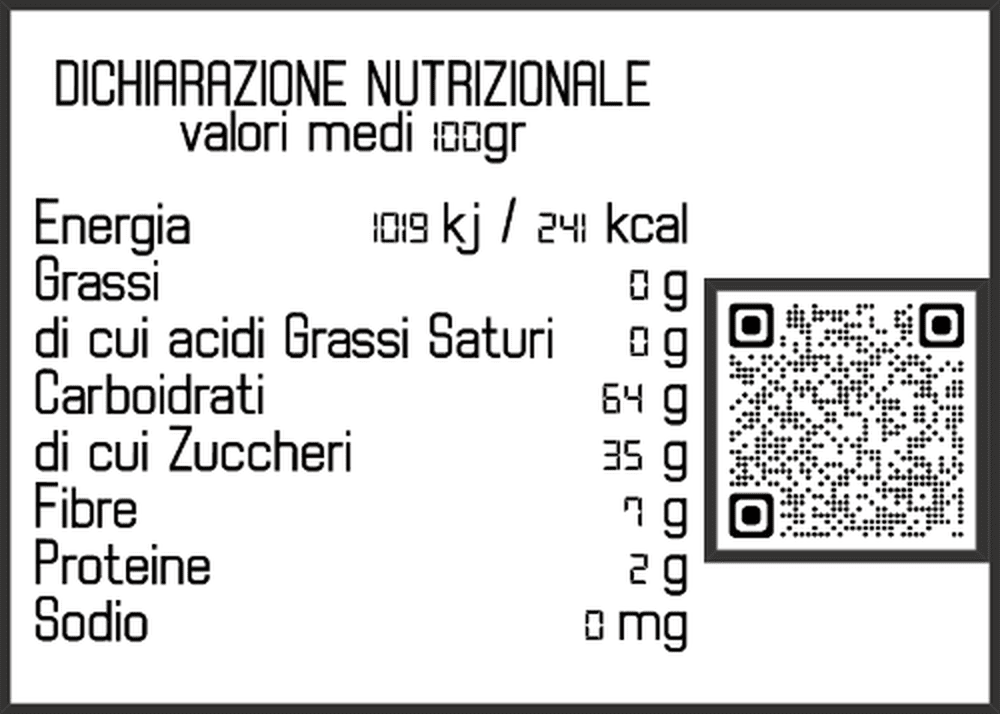 Prugne disidratate denocciolate al naturale