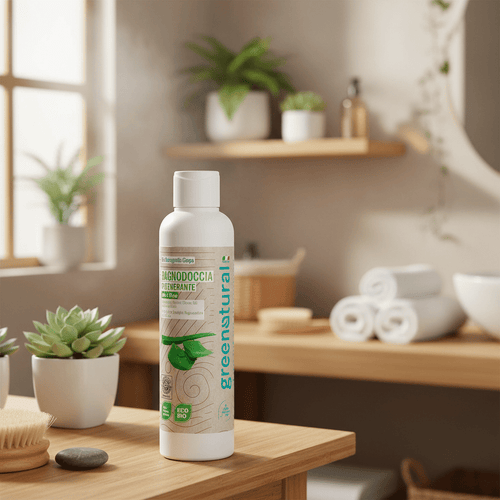 Gel de Duche Regenerador Aloé & Oliveira - Greenatural