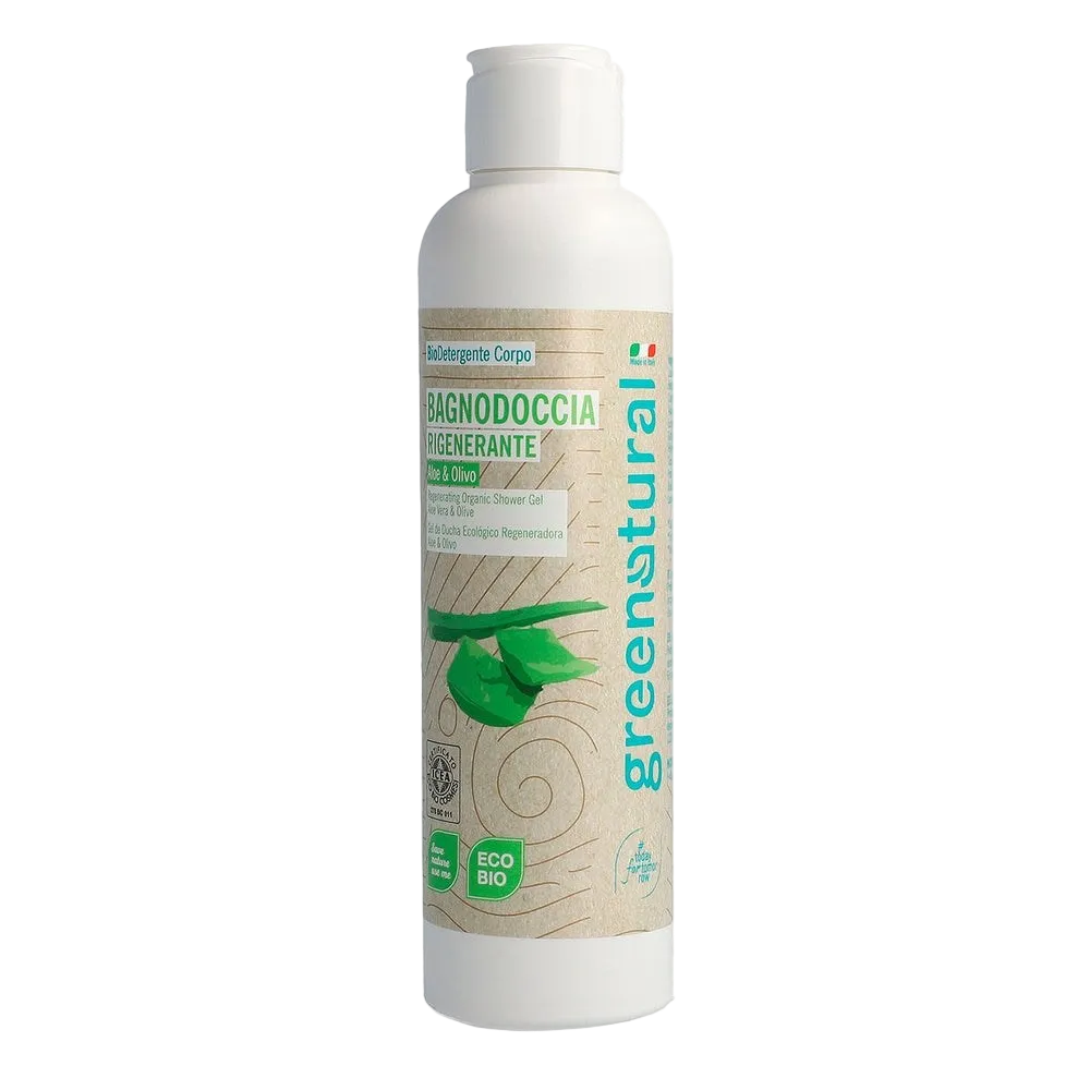 Gel de Ducha Regenerador Aloe & Olivo - Greenatural