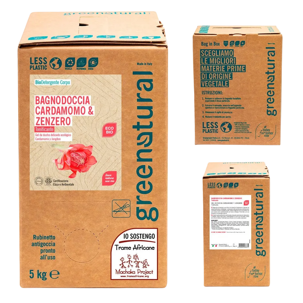 Belebendes Duschgel Kardamom & Ingwer - Greenatural