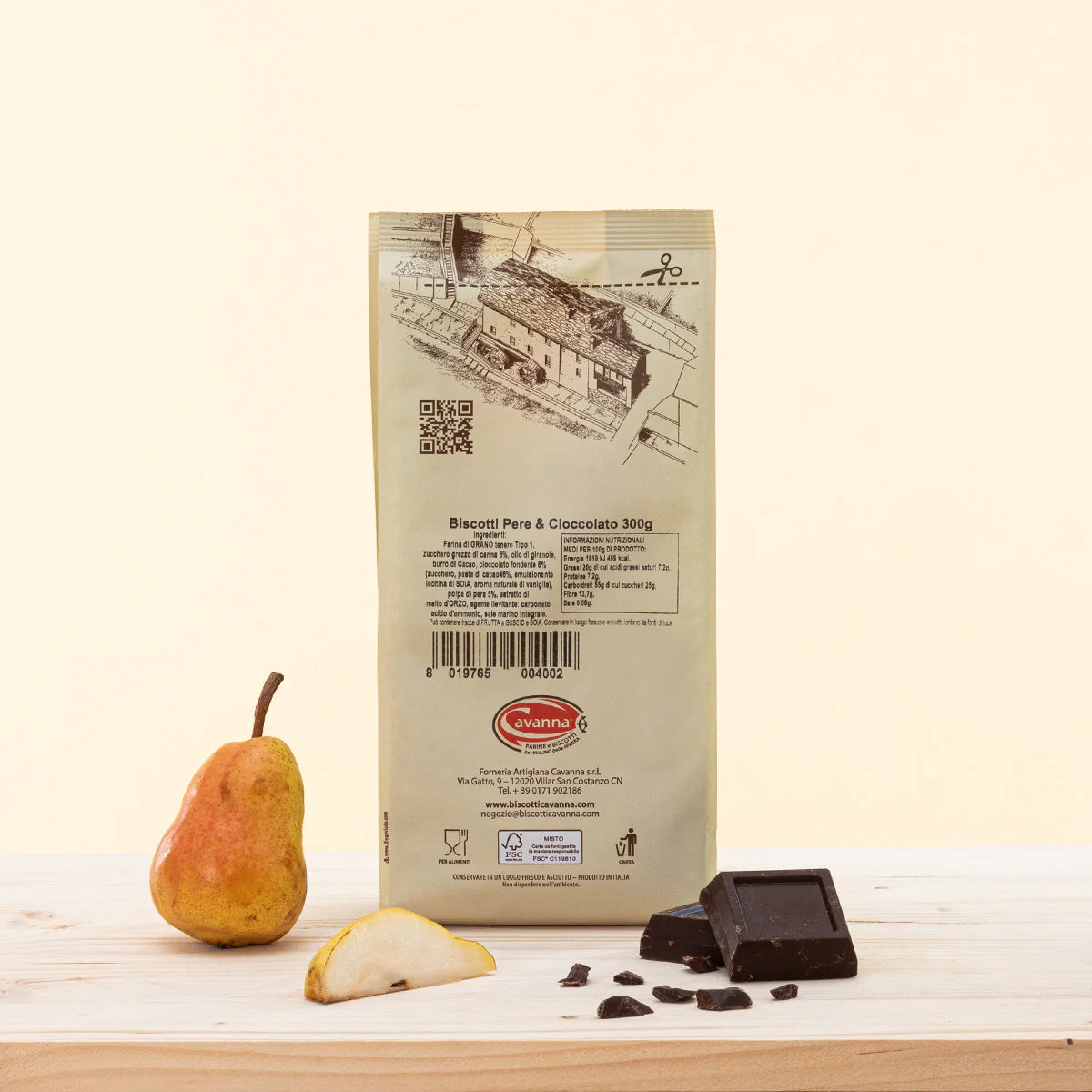 Pere e cioccolato - Vegan - Cavanna