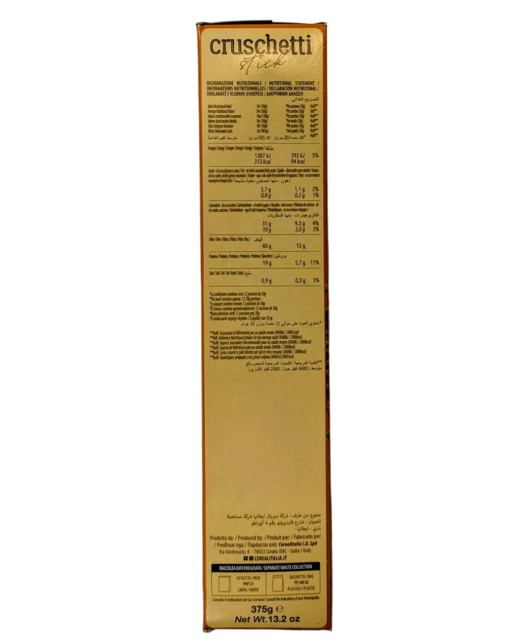 Cruschetti stick cerealitalia