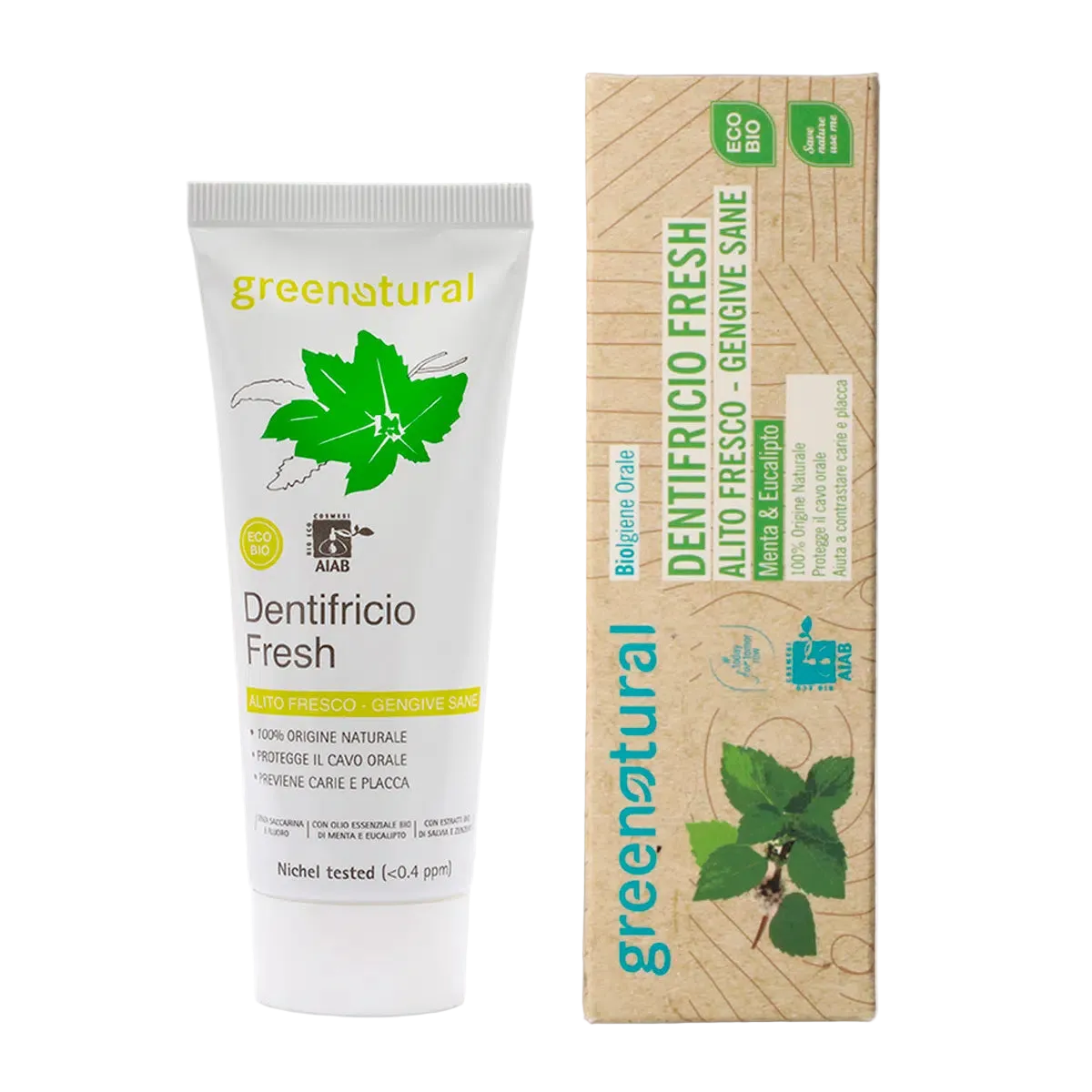 Tandkräm Fresh Frisk Andedräkt - Greenatural