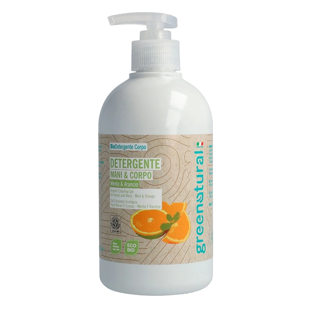 Nettoyant mains et corps Menthe & Orange - Greenatural
