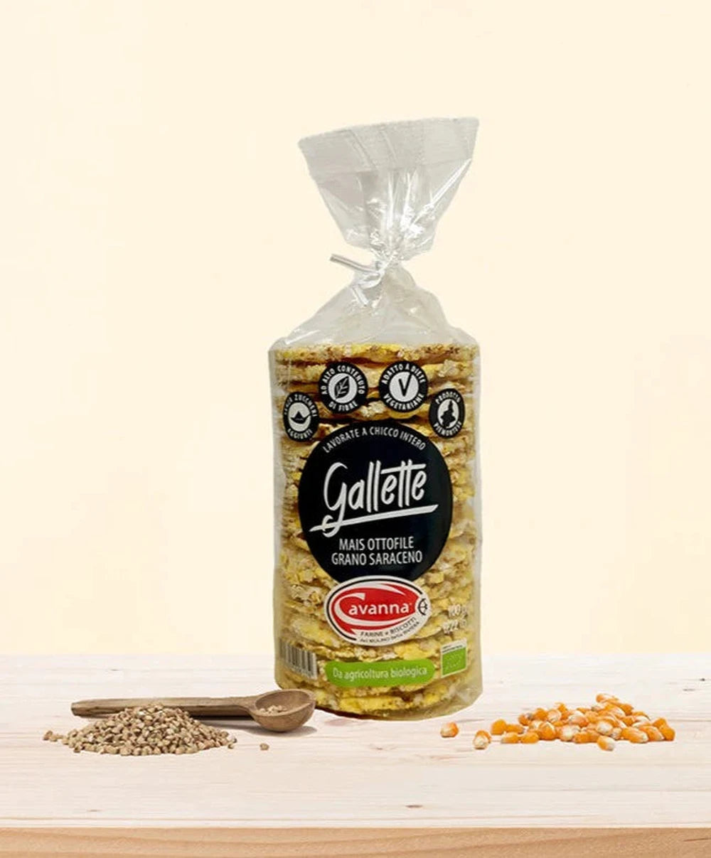 Gallette di Mais e Grano Saraceno BIO - Cavanna
