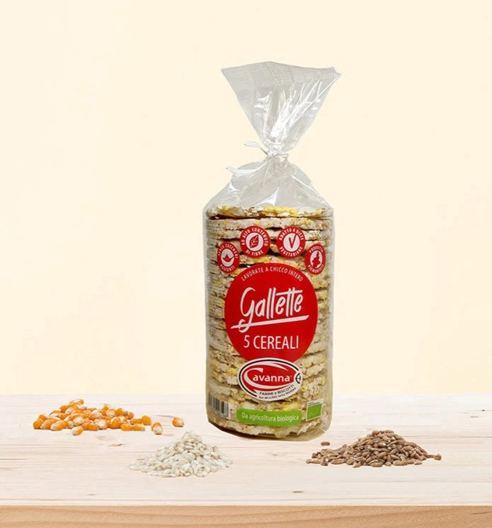 Органические крекеры из 5 злаков - Cavanna