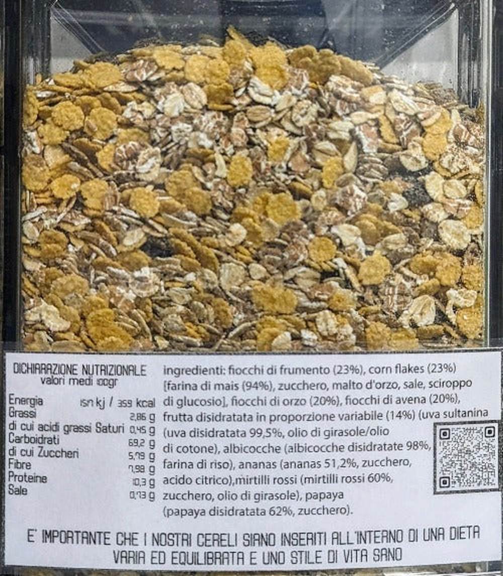Muesli tutti FRUTTI - Cerealitalia