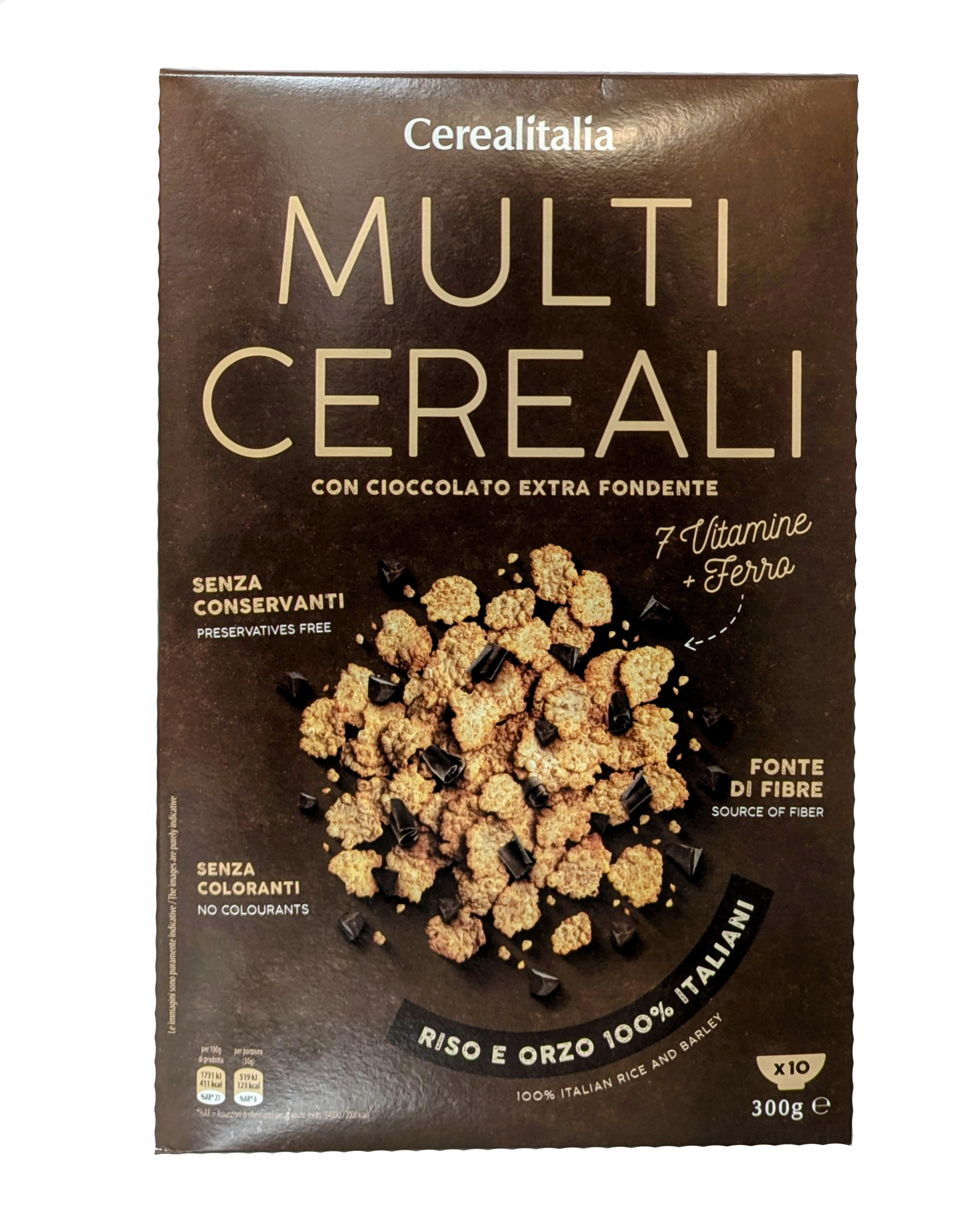 Multi Cereali con Cioccolato Extra Fondente - Cerealitalia