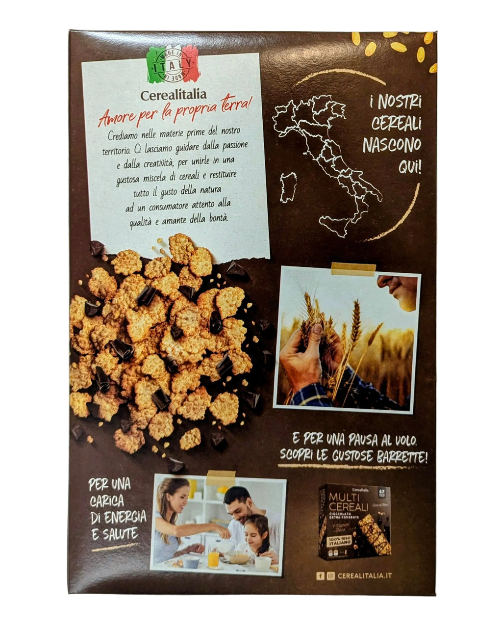 Multi Cereali con Cioccolato Extra Fondente Cerealitalia