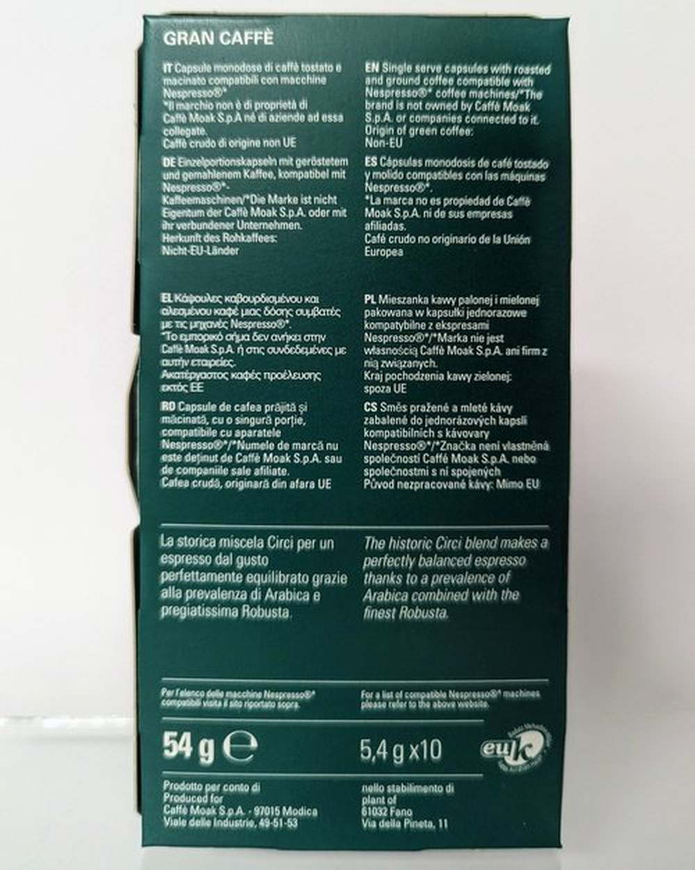 GranCaffè Capsule - CIRCI