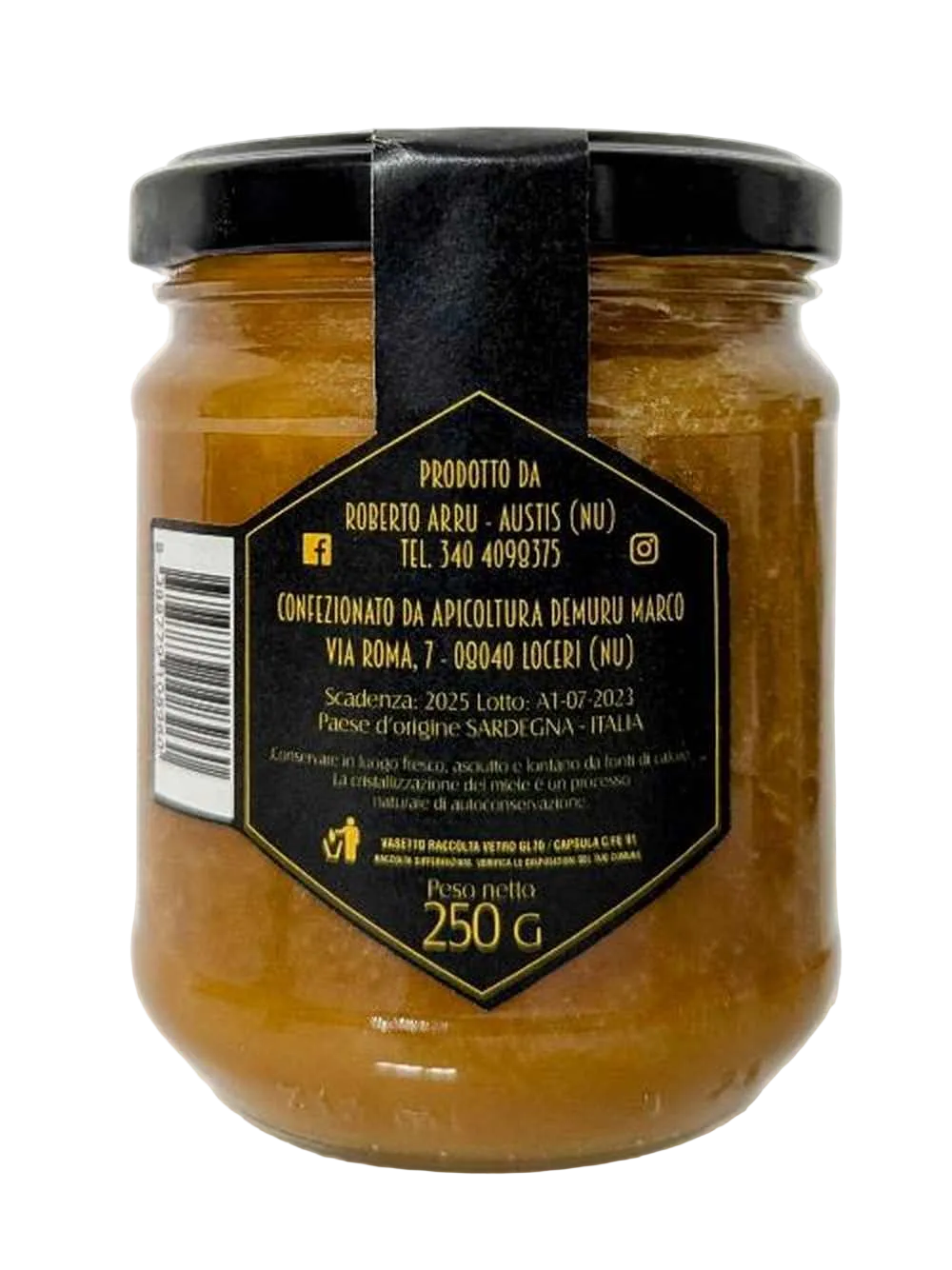 Kornelkirschenhonig 250g - Imkerei Roberto Arru