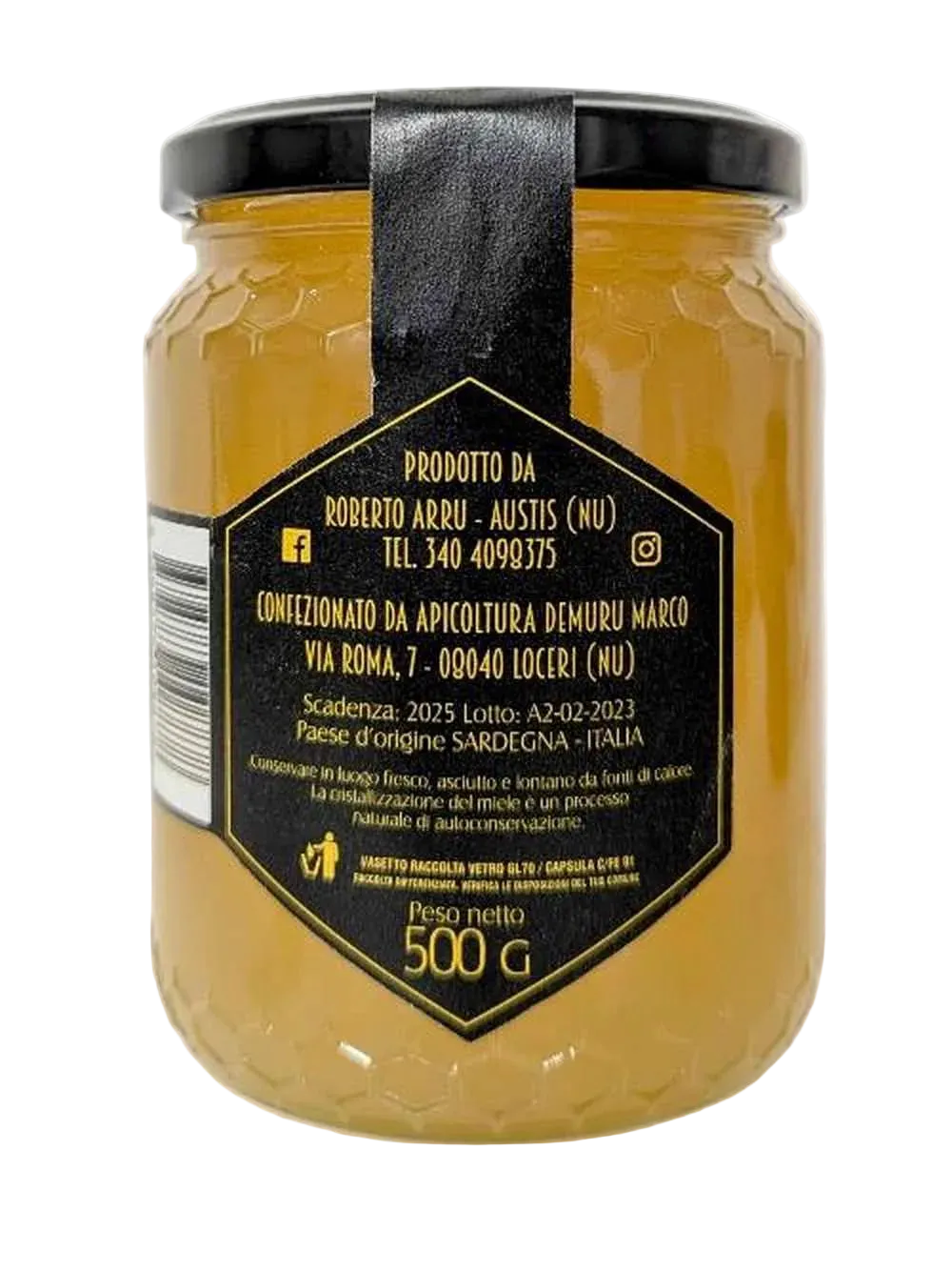 Asphodelhonig 500g - Imkerei Roberto Arru