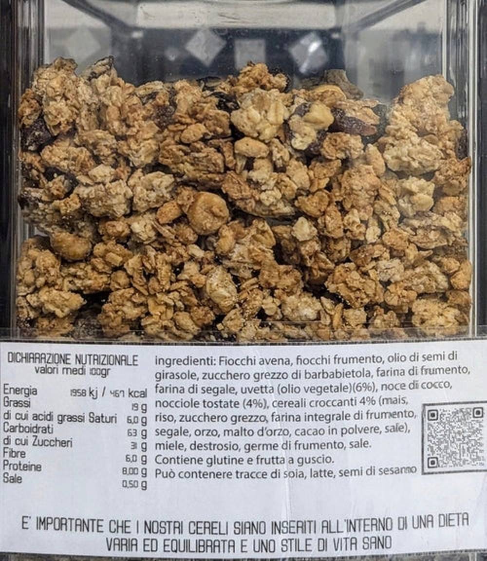 Muesli croccante Nocciole e Uvetta - Cavanna