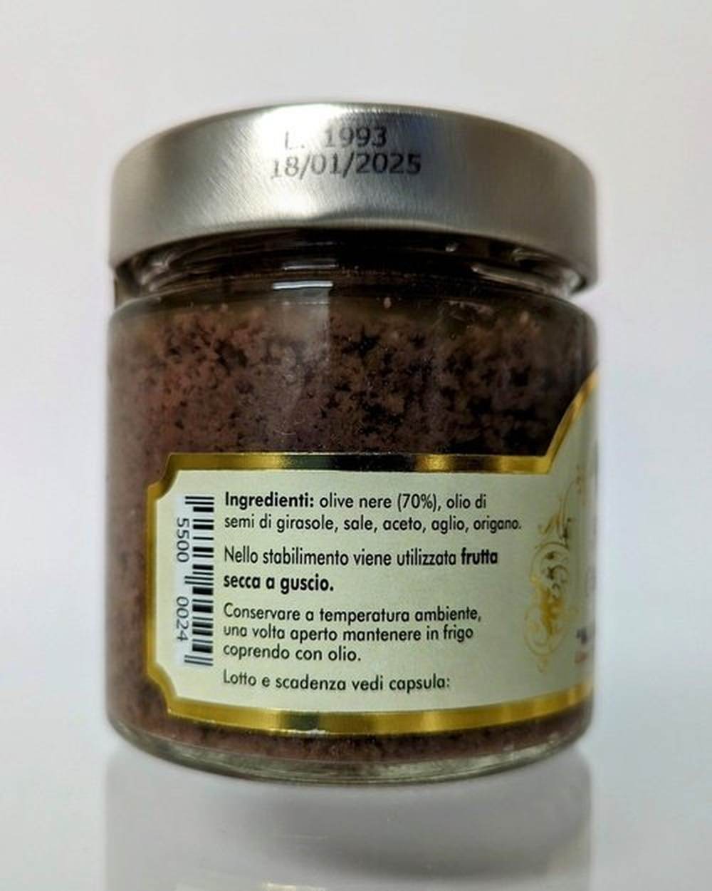 Patè di Olive Nere 190gr