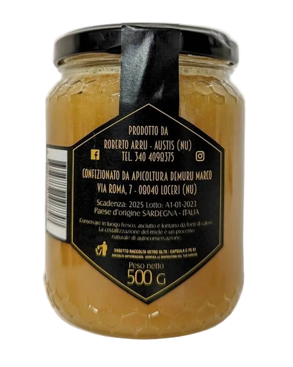 Wildflower Honey 500gr - Apicoltura Roberto Arru