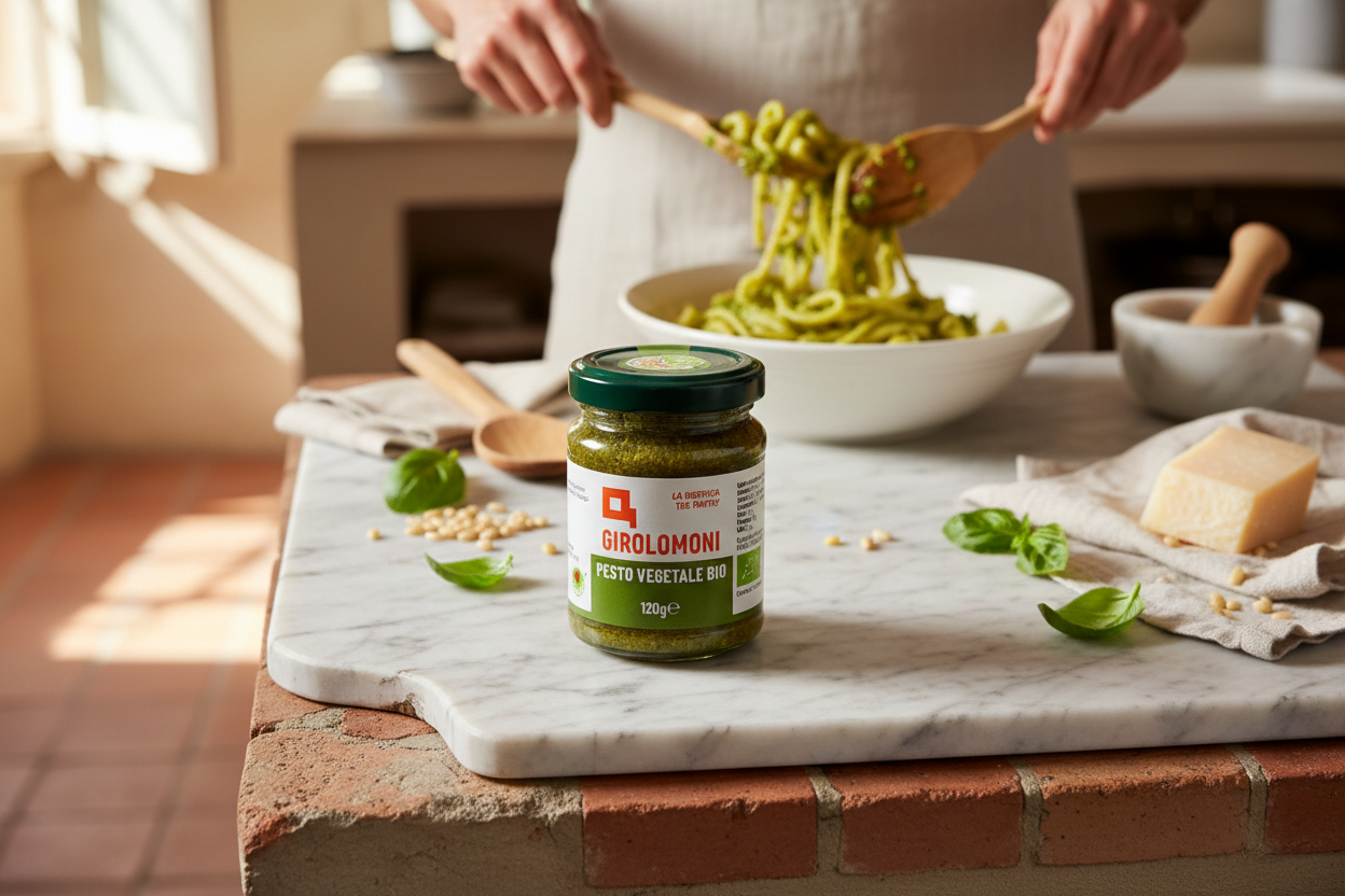 Pesto vegetal ORGÁNICO - Girolomoni