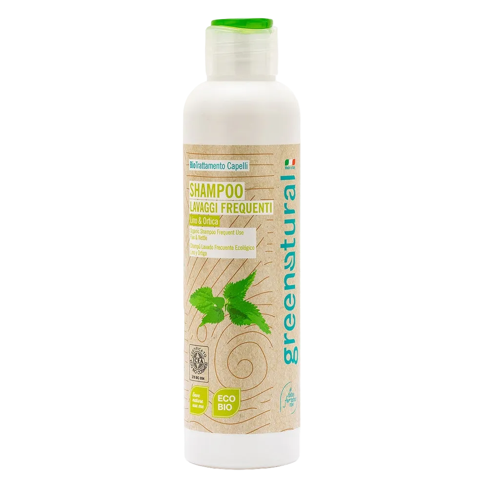 Schampo för frekvent användning Lin & Nässla - Greenatural
