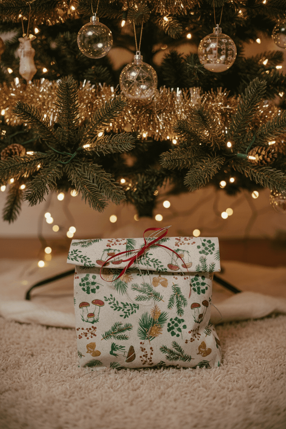 Herbal tea and biscuits bag