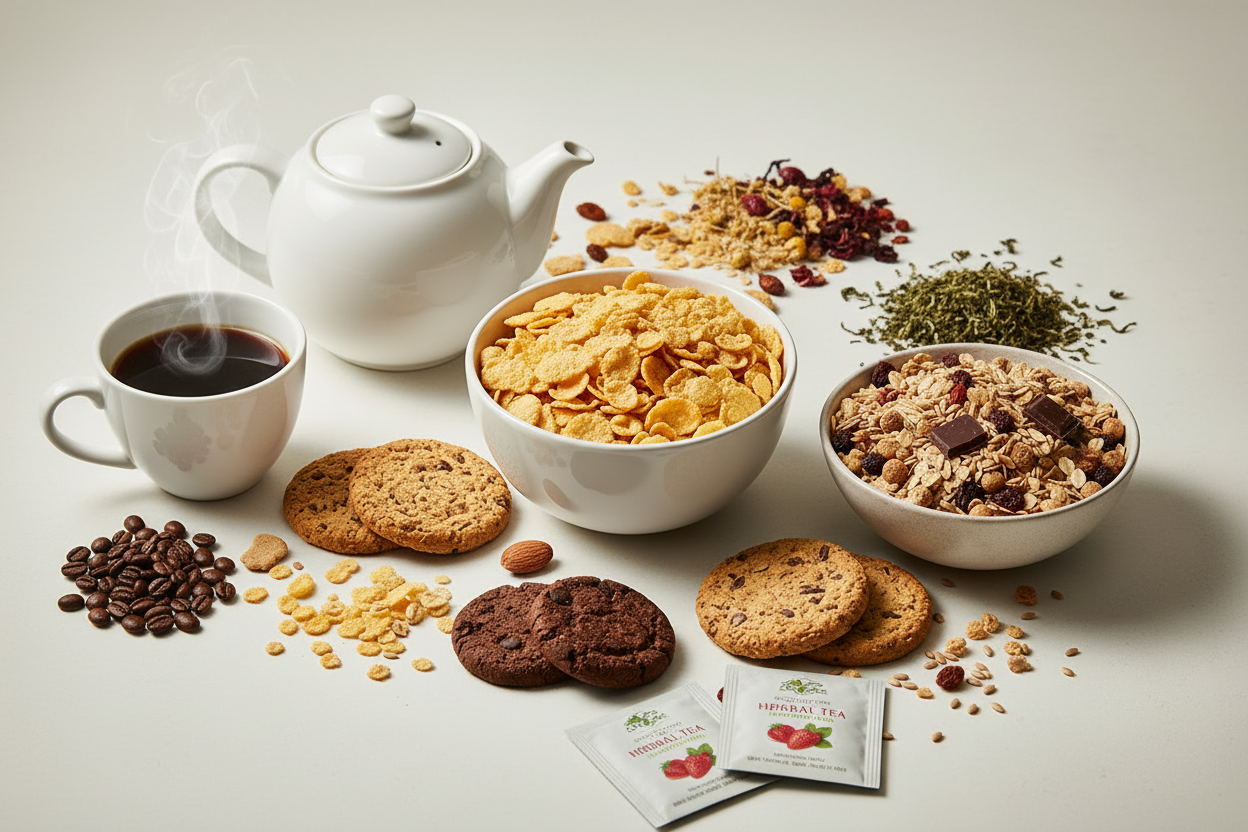 Colazione - Cereali, Caffè, Tè e Tisane