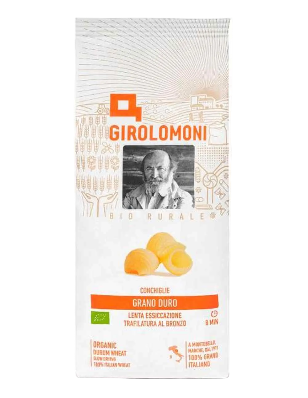 Organic Rough-Drawn Ridged Shells - Girolomoni