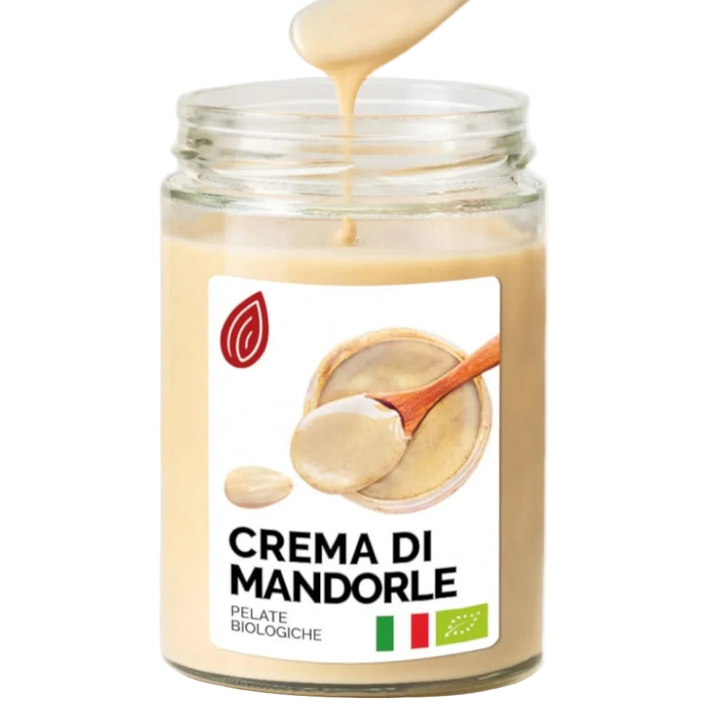 Crema di Mandorle Pelate Bio Italiane
