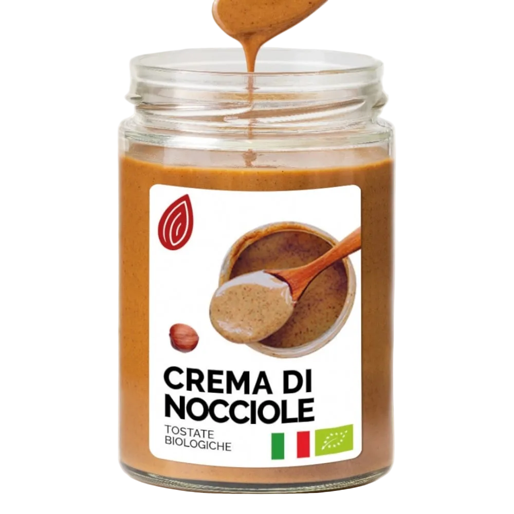 Crema di Nocciole Tostate Bio Italiane
