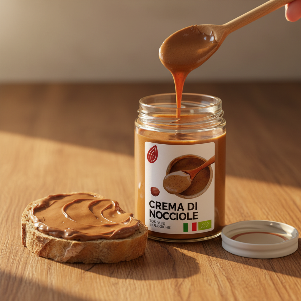 Crema di Nocciole Tostate Bio Italiane