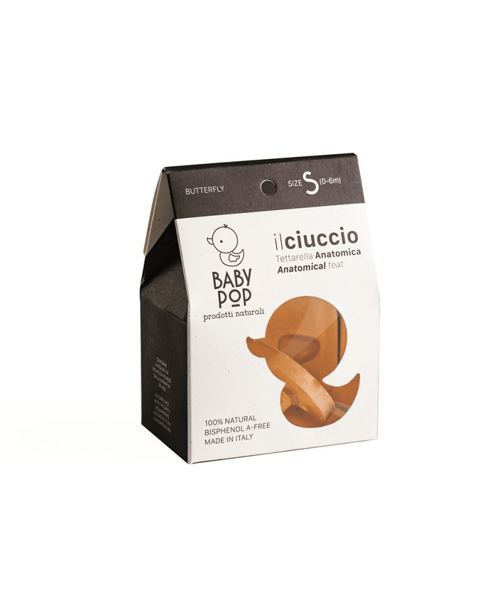 Ciuccio a Farfalla in Caucciù - TataNatura