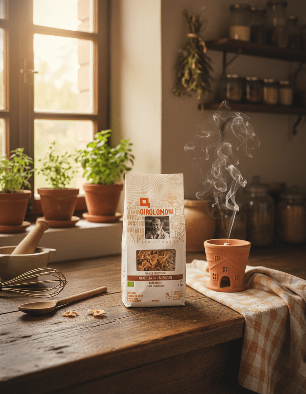 Farfalle BIO semi-integrali Graziella-Ra Khorasan - Girolomoni