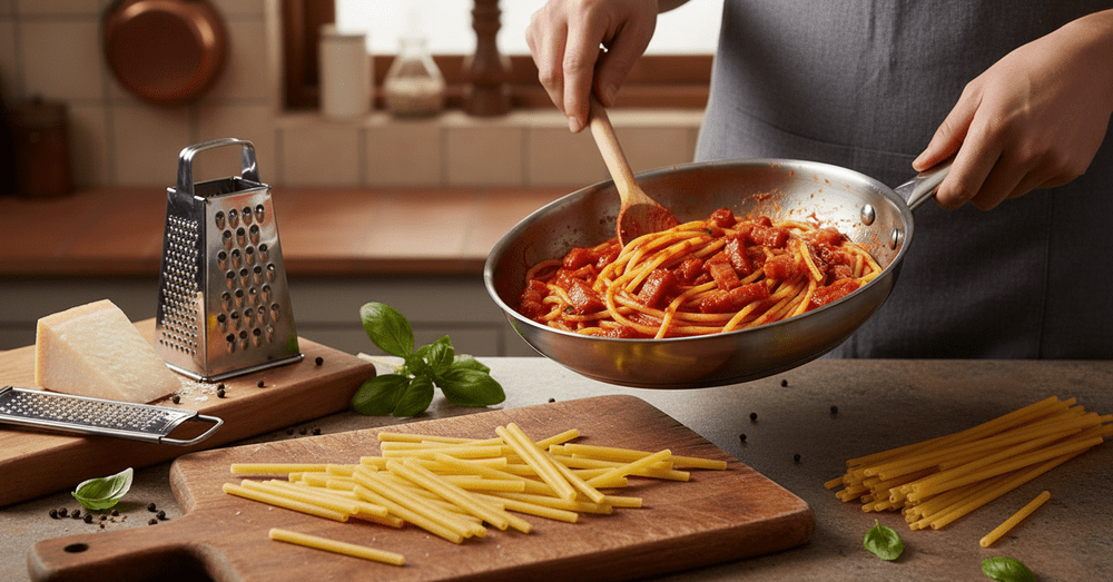 Organic Bucatini, Rough-Drawn - Girolomoni 