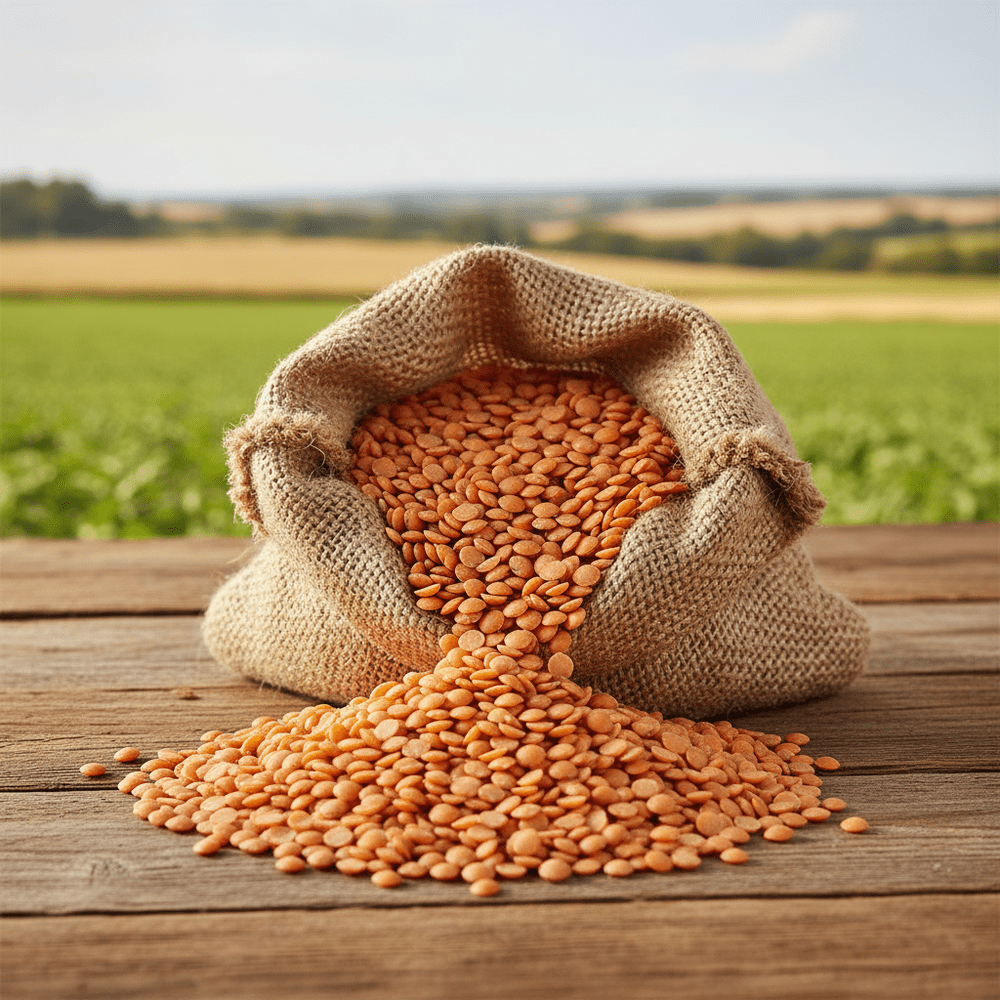Lenticchie Rosse decorticate BIOLOGICHE Qualità Superiore - Del Colle