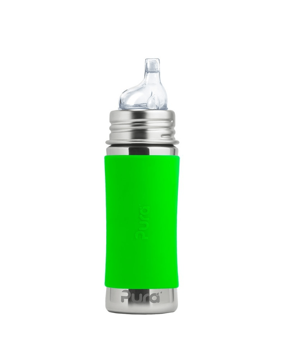 Stainless Steel Baby Bottle with Silicone Spout - Pura