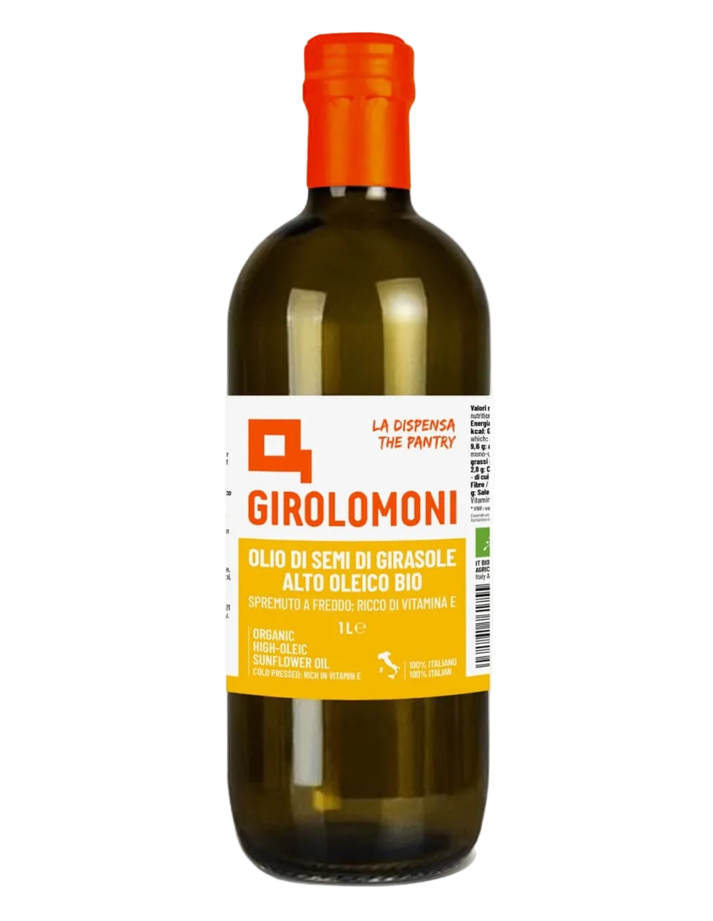 Organic High Oleic Sunflower Seed Oil - Girolomoni