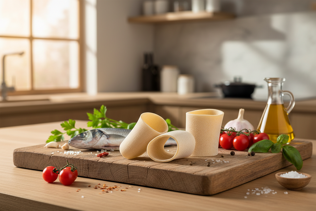 Paccheri BIO semi-integrali trafilatura ruvida - Girolomoni