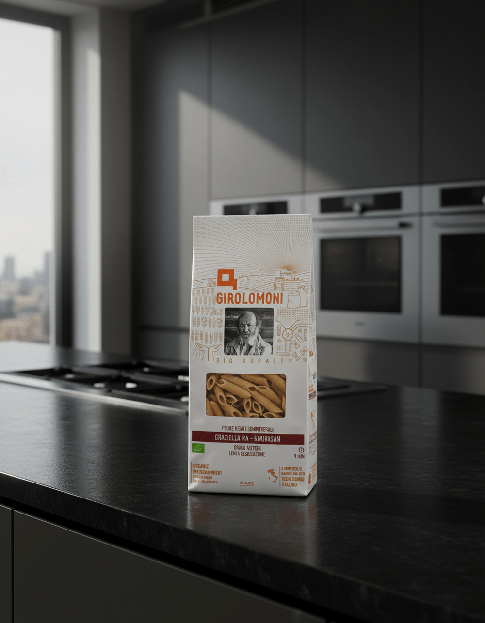 Penne rigate BIO semi-integrali Graziella-Ra Khorasan - Girolomoni