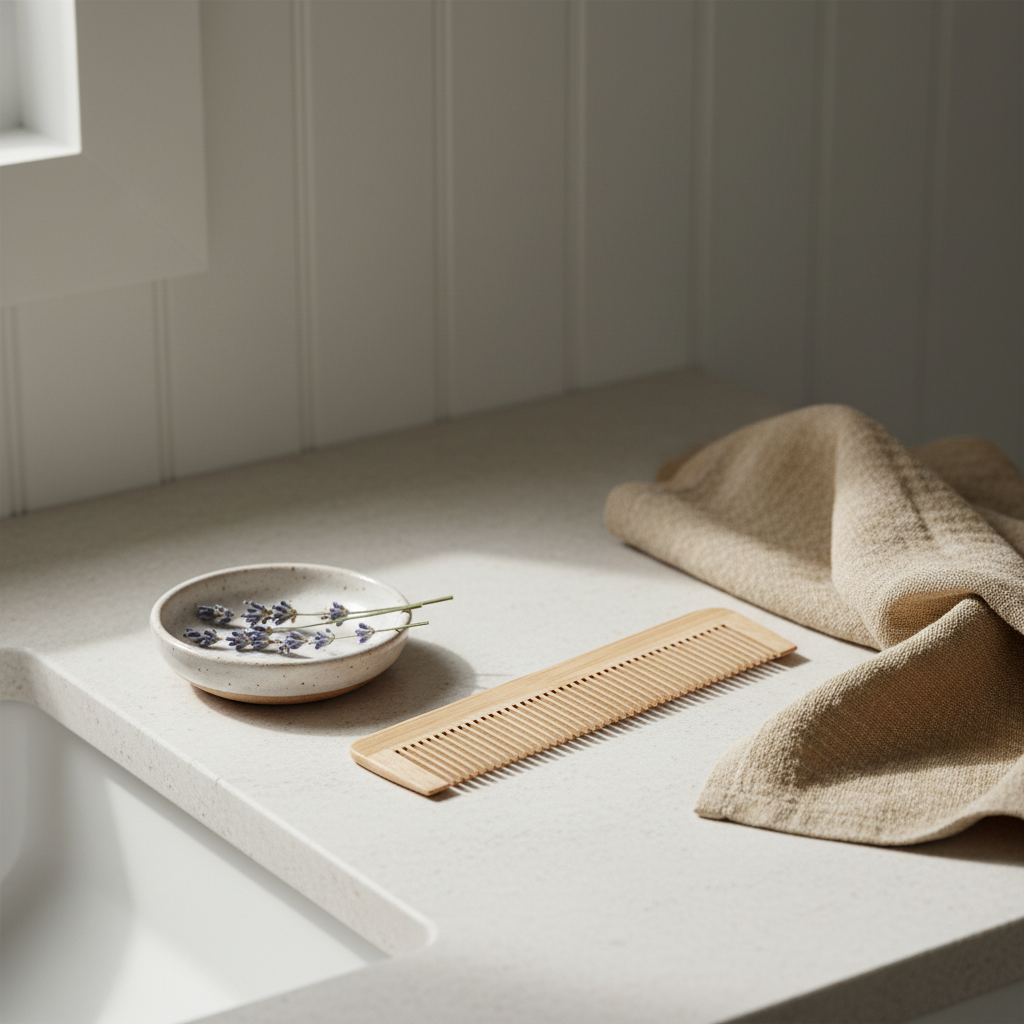 Fine Tooth Bamboo Comb