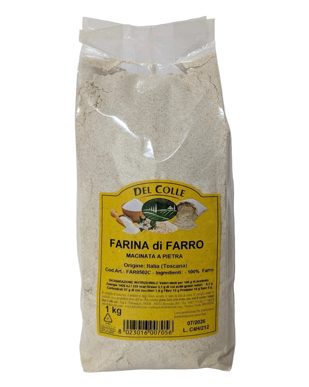 Farro Extra Stone Ground Flour - Del Colle