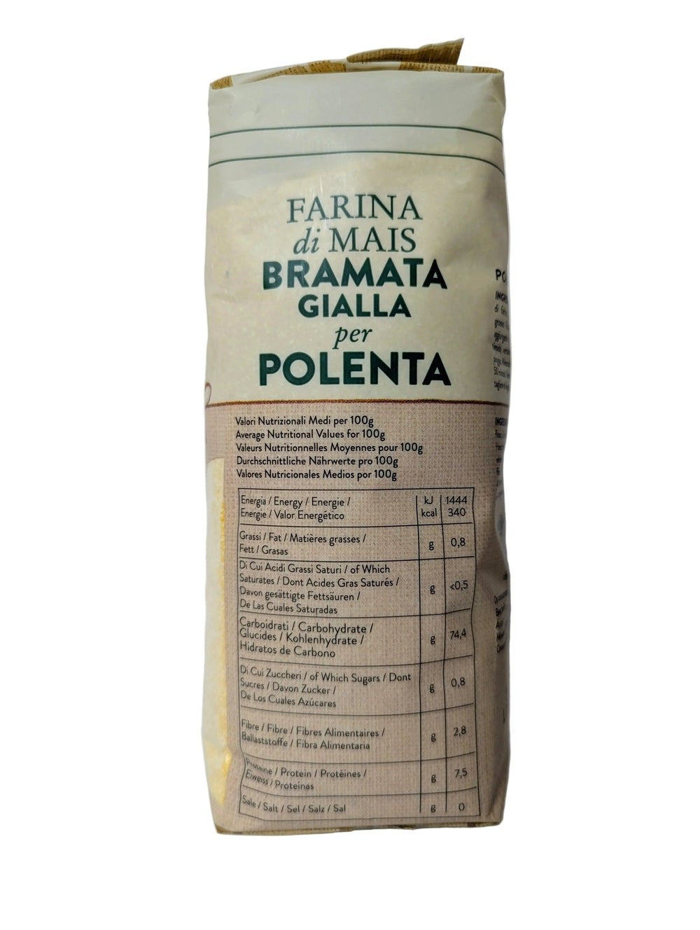 Mais farina bramata gialla Extra - Molino Favero