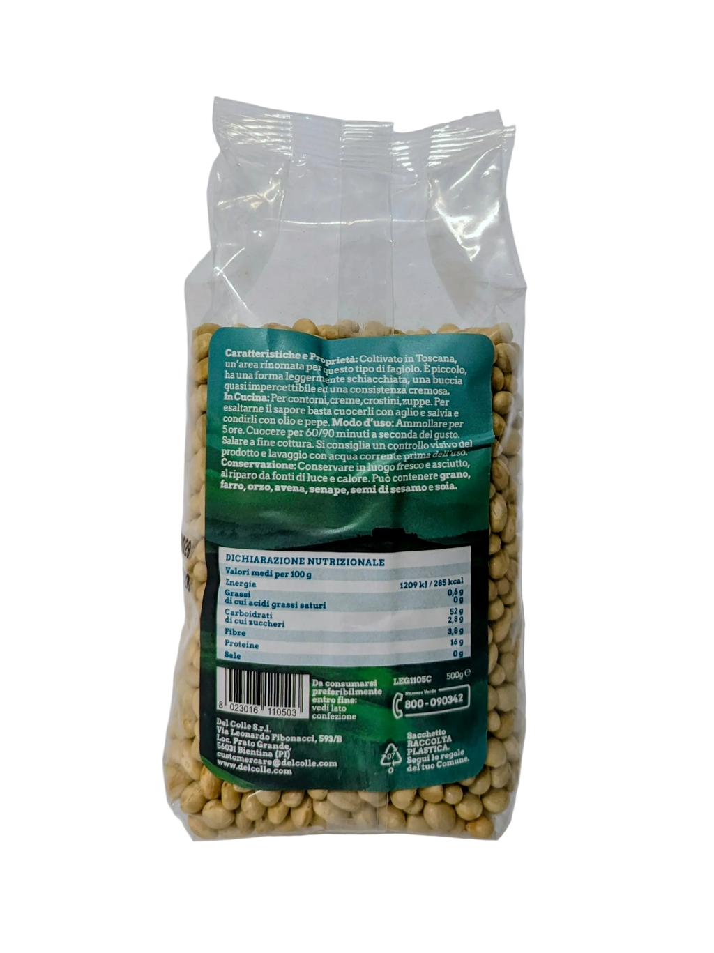 Zolfini Beans Superior Quality - Del Colle