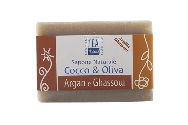 Natuurlijke argan- en ghassoulzeep - TeaNatura