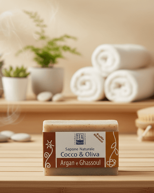 Sabonete Natural de Argão e Ghassoul - TeaNatura