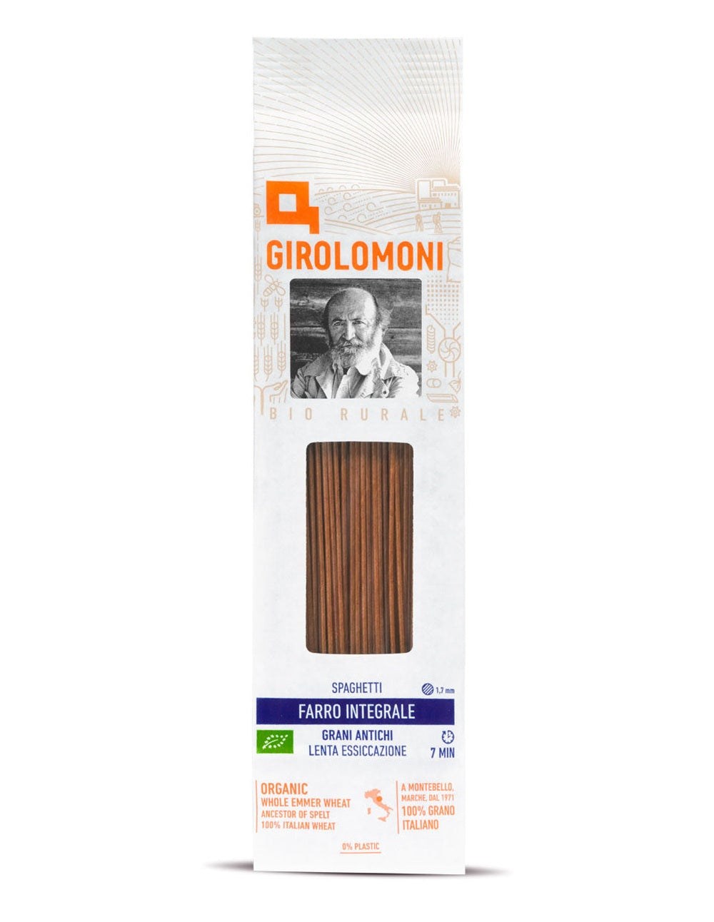 Organic Whole Wheat Spelt Spaghetti - Girolomoni